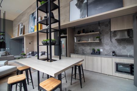 Studio à venda com 25m², 1 quarto e sem vaga Studio à venda com 25m², 1 quarto e sem vagaÁrea comum - Salão Gourmet