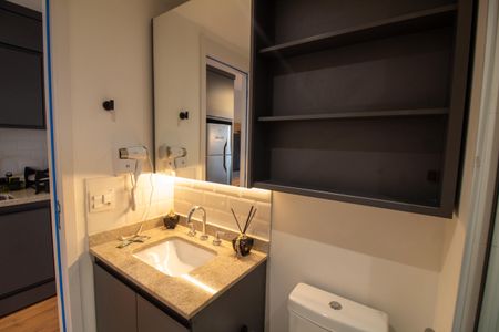 Studio à venda com 25m², 1 quarto e sem vaga Studio à venda com 25m², 1 quarto e sem vagaBanheiro