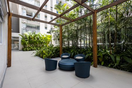 Studio à venda com 30m², 1 quarto e 1 vagaChurrasqueira