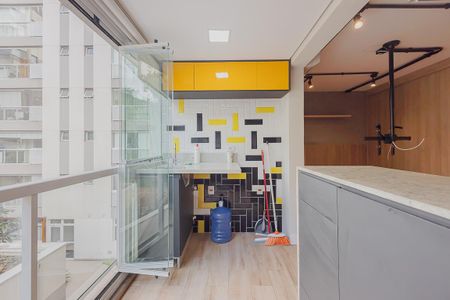 Studio à venda com 30m², 1 quarto e 1 vagaCozinha e Área de Serviço