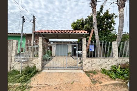 Casa à venda com 80m², 1 quarto e 2 vagasPlaquinha fachada