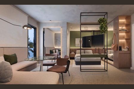 Apartamento à venda com 30m², 1 quarto e 1 vaga