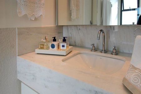 Apartamento para alugar com 150m², 3 quartos e 4 vagasBanheiro da Suíte 3