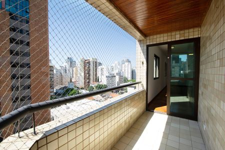 Varanda da Sala de apartamento à venda com 3 quartos, 101m² em Jardim America, São Paulo