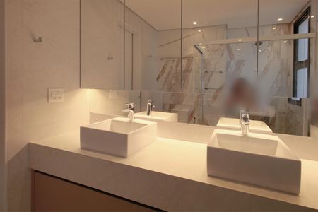 Apartamento para alugar com 150m², 2 quartos e 4 vagasBanheiro da Suíte 1