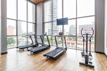 Studio à venda com 26m², 1 quarto e sem vaga Studio à venda com 26m², 1 quarto e sem vagaÁrea comum - Academia