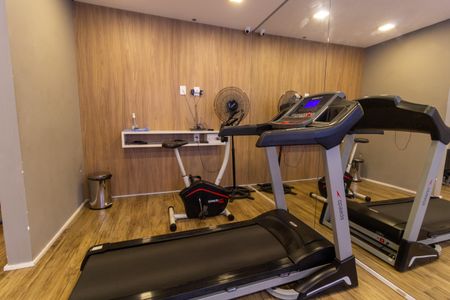 Apartamento à venda com 27m², 1 quarto e sem vaga Apartamento à venda com 27m², 1 quarto e sem vagaÁrea comum - Academia