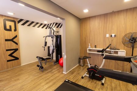 Apartamento à venda com 27m², 1 quarto e sem vaga Apartamento à venda com 27m², 1 quarto e sem vagaÁrea comum - Academia