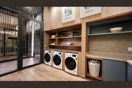 Studio à venda com 25m², 1 quarto e sem vaga Studio à venda com 25m², 1 quarto e sem vagaLavanderia