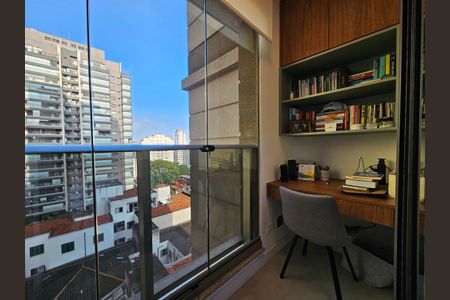 Apartamento à venda com 38m², 1 quarto e 1 vagaVaranda do Quarto 