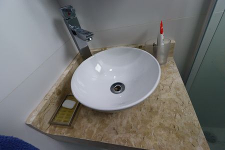 Apartamento à venda com 112m², 2 quartos e 1 vagaBanheiro da Suíte - Pia