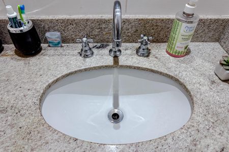 Apartamento para alugar com 137m², 3 quartos e 2 vagasBanheiro da Suíte 1