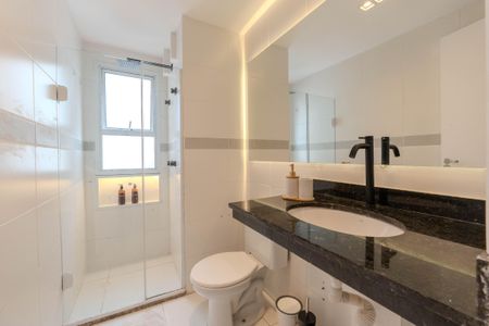 Apartamento à venda com 45m², 1 quarto e 1 vaga Apartamento à venda com 45m², 1 quarto e 1 vagaBanheiro da Suíte