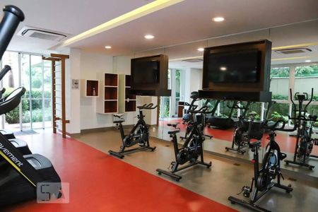 Apartamento à venda com 123m², 2 quartos e 3 vagas Apartamento à venda com 123m², 2 quartos e 3 vagasÁrea comum - Academia