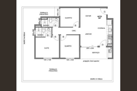 Apartamento à venda com 55m², 2 quartos e 1 vaga