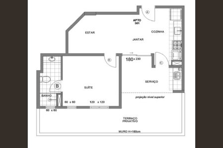 Apartamento à venda com 64m², 3 quartos e 1 vaga