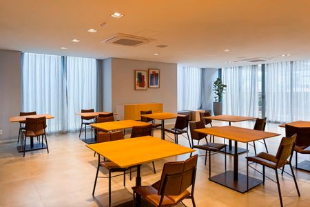 Studio à venda com 25m², 1 quarto e sem vaga Studio à venda com 25m², 1 quarto e sem vagaÁrea comum - Salão de festas