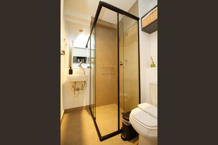 Studio para alugar com 21m², 1 quarto e sem vaga Studio para alugar com 21m², 1 quarto e sem vagaBanheiro