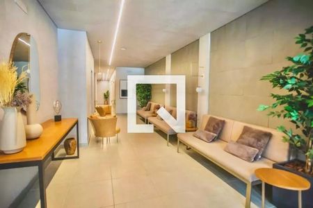 Apartamento à venda com 43m², 1 quarto e sem vaga Apartamento à venda com 43m², 1 quarto e sem vagaHall social