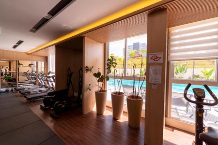 Studio para alugar com 45m², 1 quarto e 1 vaga Studio para alugar com 45m², 1 quarto e 1 vagaÁrea comum - Academia