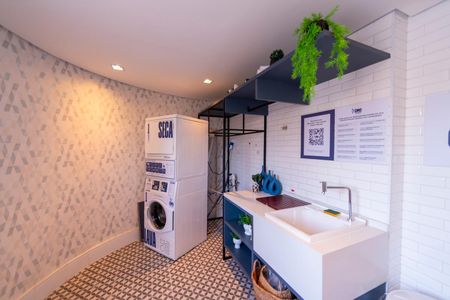 Studio para alugar com 45m², 1 quarto e 1 vaga Studio para alugar com 45m², 1 quarto e 1 vagaLavanderia