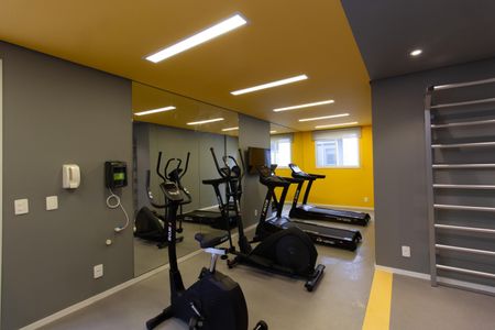Apartamento à venda com 34m², 2 quartos e sem vaga Apartamento à venda com 34m², 2 quartos e sem vagaÁrea comum - Academia