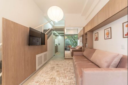 Studio para alugar com 34m², 1 quarto e sem vaga Studio para alugar com 34m², 1 quarto e sem vagaSala