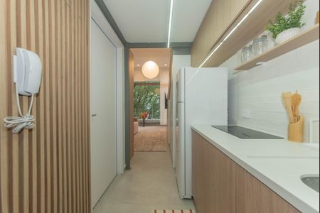 Studio para alugar com 34m², 1 quarto e sem vaga Studio para alugar com 34m², 1 quarto e sem vagaCozinha