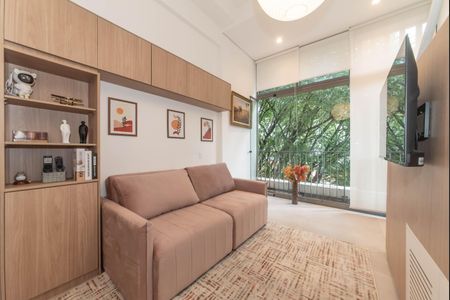 Studio para alugar com 34m², 1 quarto e sem vaga Studio para alugar com 34m², 1 quarto e sem vagaSala
