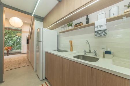 Studio para alugar com 34m², 1 quarto e sem vaga Studio para alugar com 34m², 1 quarto e sem vagaCozinha