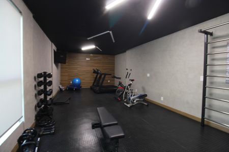Apartamento para alugar com 125m², 2 quartos e 2 vagasÁrea comum - Academia