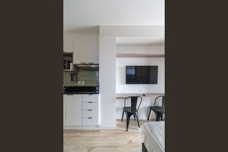 Studio para alugar com 28m², 1 quarto e sem vaga Studio para alugar com 28m², 1 quarto e sem vagaSala