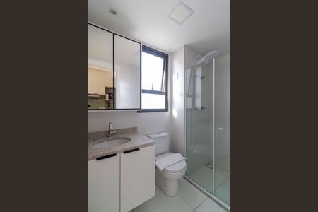 Studio para alugar com 28m², 1 quarto e sem vaga Studio para alugar com 28m², 1 quarto e sem vagaBanheiro