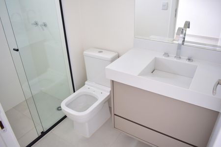 Apartamento para alugar com 109m², 3 quartos e 2 vagasBanheiro da Suíte 1