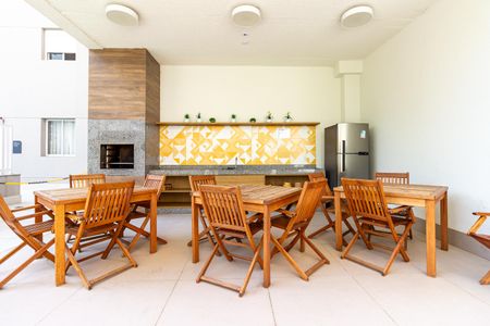 Apartamento à venda com 34m², 2 quartos e sem vaga Apartamento à venda com 34m², 2 quartos e sem vagaÁrea comum - Churrasqueira