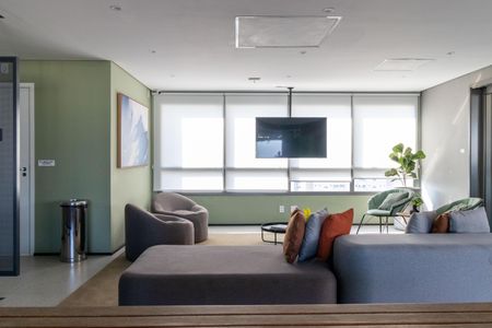 Apartamento à venda com 32m², 1 quarto e sem vaga Apartamento à venda com 32m², 1 quarto e sem vagaÁrea comum - Lounge