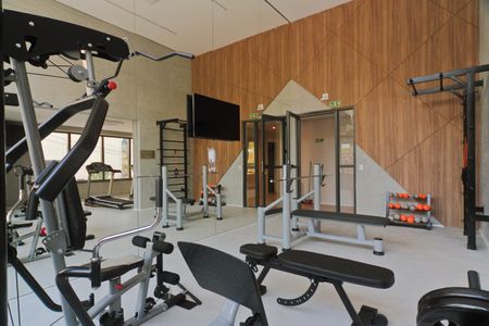 Apartamento à venda com 27m², 1 quarto e sem vaga Apartamento à venda com 27m², 1 quarto e sem vagaÁrea comum - Academia