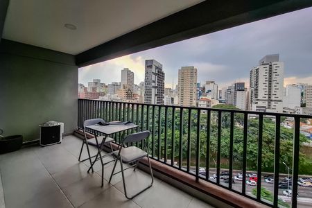 Apartamento à venda com 39m², 1 quarto e 1 vagaVaranda