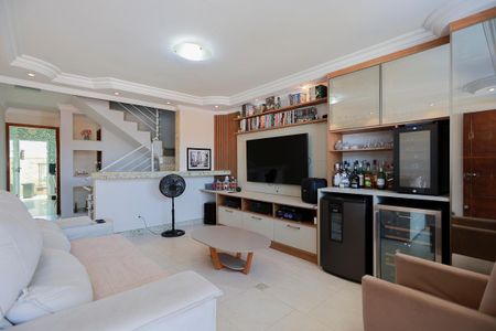 Sala de casa de condomínio à venda com 3 quartos, 129m² em Vila Guaca, São Paulo