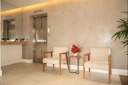 Apartamento à venda com 91m², 3 quartos e 2 vagasHall social