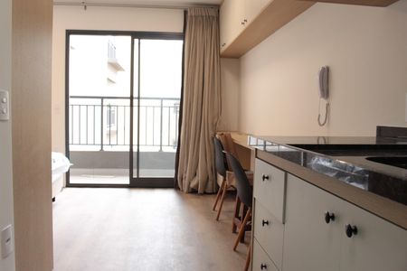 Studio à venda com 26m², 1 quarto e sem vagaCozinha