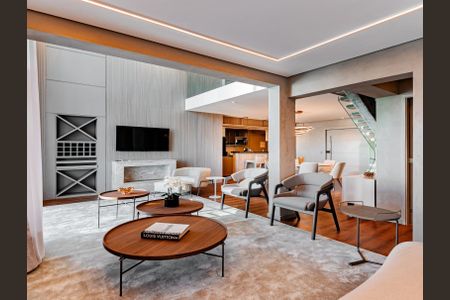 Apartamento à venda com 165m², 2 quartos e 2 vagas Apartamento à venda com 165m², 2 quartos e 2 vagasSala de Estar