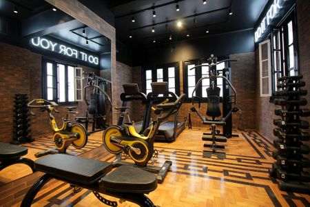 Apartamento para alugar com 132m², 2 quartos e 2 vagasÁrea comum - Academia