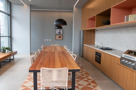 Apartamento à venda com 58m², 2 quartos e 1 vagaÁrea gourmet