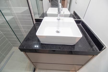 Studio para alugar com 26m², 1 quarto e sem vaga Studio para alugar com 26m², 1 quarto e sem vagaBanheiro