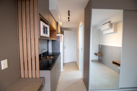 Studio para alugar com 26m², 1 quarto e sem vaga Studio para alugar com 26m², 1 quarto e sem vagaCozinha