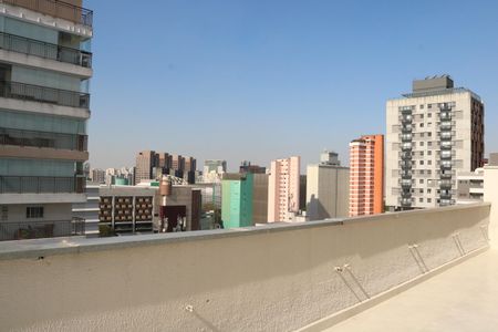 Varanda do Studio de kitnet/studio para alugar com 1 quarto, 33m² em Pompeia, São Paulo