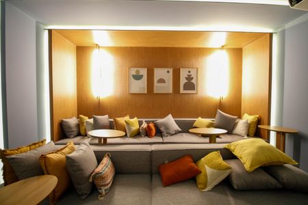 Studio à venda com 28m², 1 quarto e sem vaga Studio à venda com 28m², 1 quarto e sem vagaÁrea Comum - Cinema