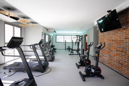 Studio à venda com 28m², 1 quarto e sem vaga Studio à venda com 28m², 1 quarto e sem vagaÁrea Comum - Academia