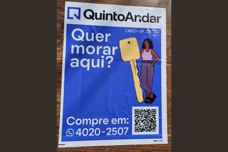 Apartamento à venda com 28m², 1 quarto e sem vaga Apartamento à venda com 28m², 1 quarto e sem vagaFachada e Placa